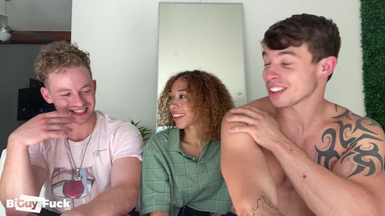 Bi Guys Fuck: MMF เย็ดร้อนแรง Kane Hardy &amp; Jeremy Barker สลับกันขย่ม!