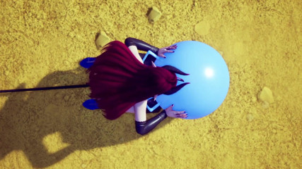 Wraith ward: Demon girl sucking off a bouncing ball