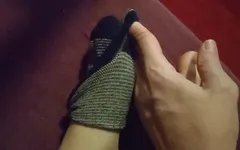 Beautiful White Legs From Which I Take off My Socks