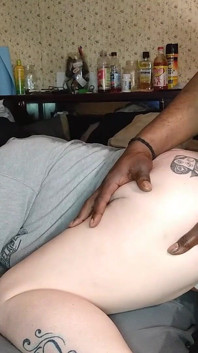Ein tru anal, interracial doggystyle, mollige PAWg, bbc, backshots, anal creampie