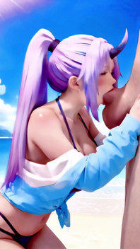 그 때의 Shion 나는 점액으로 환생있어, 당신의 긴 페니스와 완벽한 딥쓰롯을하고 모든 정액을 삼킬 것입니다