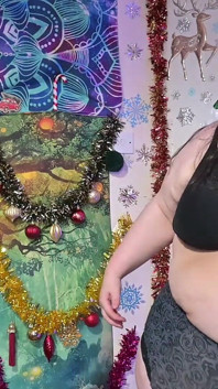 SSBBW Strip Tease at Christmas