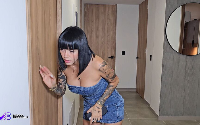 Maxxx Betancur: Plním kundičku sousedky mrdkou na schodišti - Max Betancur a Luna...