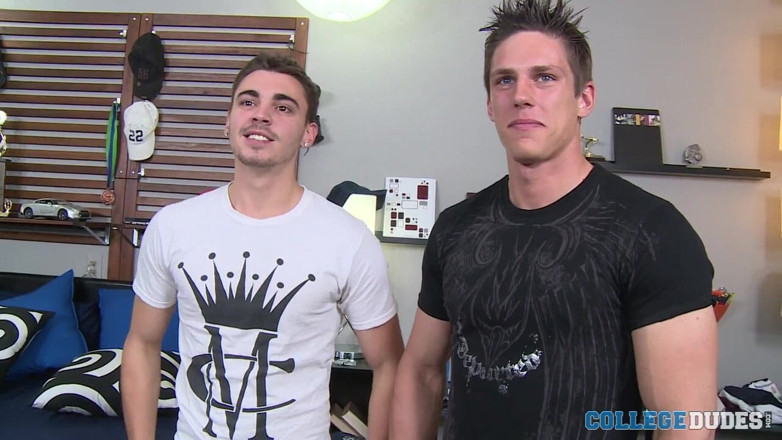 College Dudes: Asher Hawk mengongkek Alex Maxim