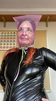 Färgade plastpåsar andas i latex - 2