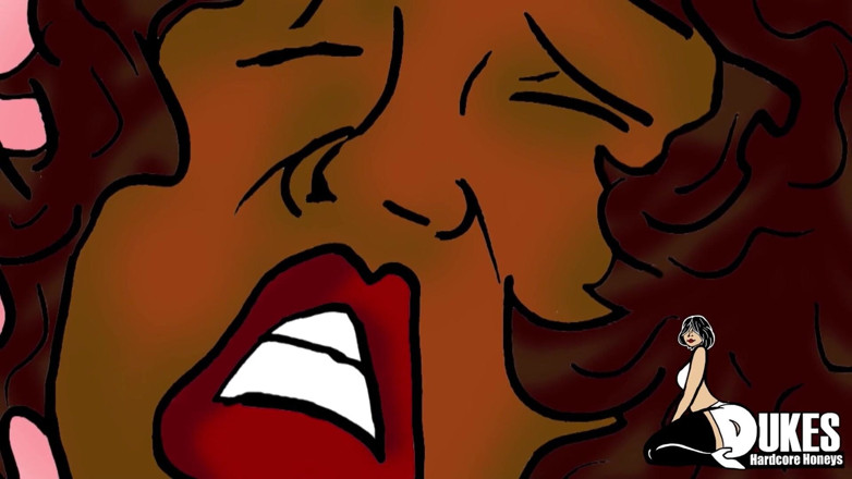 Dukes Hardcore Honeys: Black teen fucks step mom and her two Milf friends