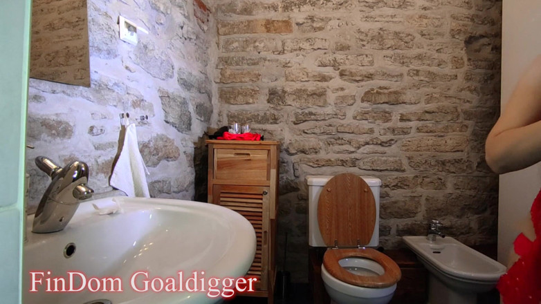 FinDom Goaldigger: ISTRUZIONI per sborrare nella mia stanza delle polveri