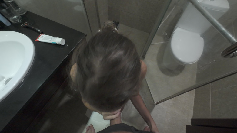 SkinnyWithAHugeDick: POV Our Naughty Bathroom Routine