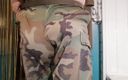 Monster meat studio: Pantalon de camouflage de l&amp;#039;armée ajusté