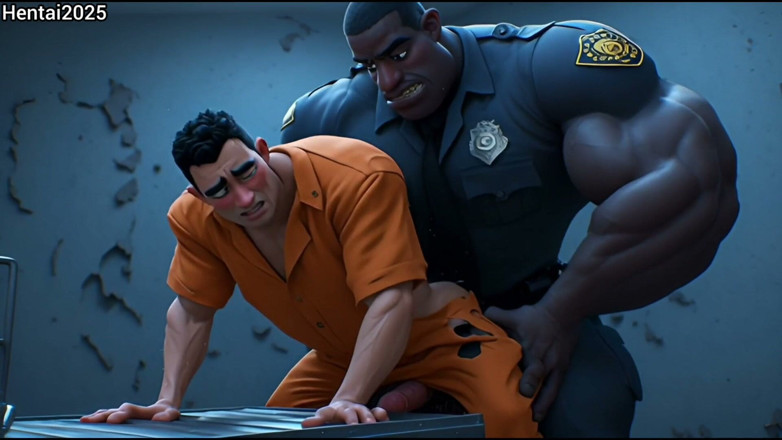 Hentai2025: Ai Generated 3D Interracial Prison Guard Compilation - Cartoon Hentai Animation