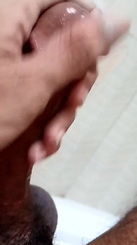 Pre Cum as Lubricant to Masturbate