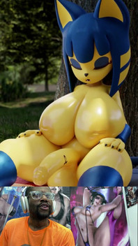 Huge Innie Big Milky Breast Hard Futa Cock Ass Ankha Wants to Spend Time with You