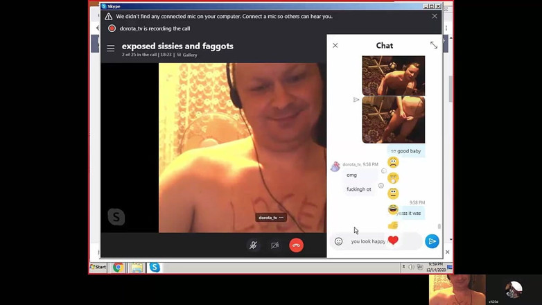 Dorisstar: Poražený ponížený na webové kameře