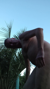 Watering the Palmtree