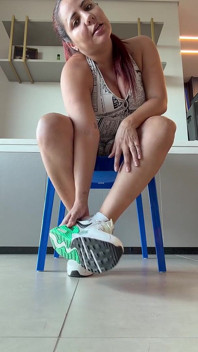 Socks Strip After Workout Hard