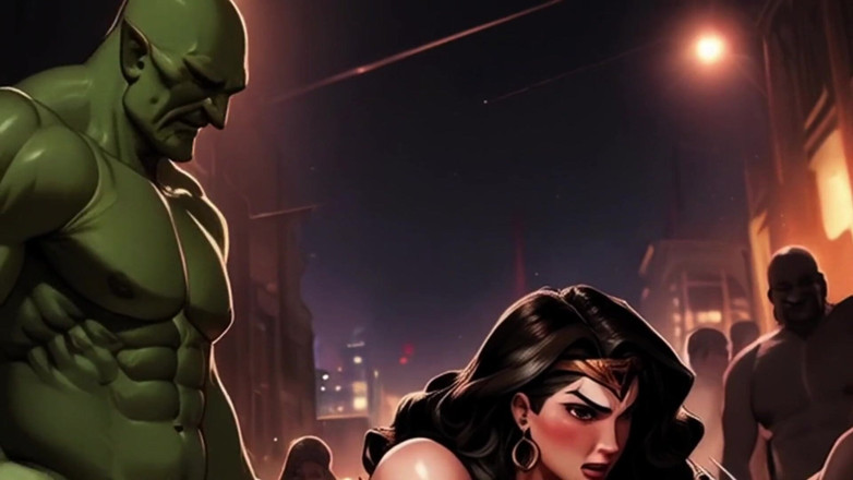 Spicy Toons: Femeie minunată versus hulks nesătule, film complet