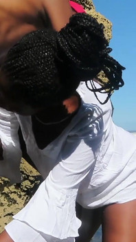Beach Blowjob From Teen