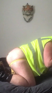 Fat Daddy Dressed Like a Piggy Slut