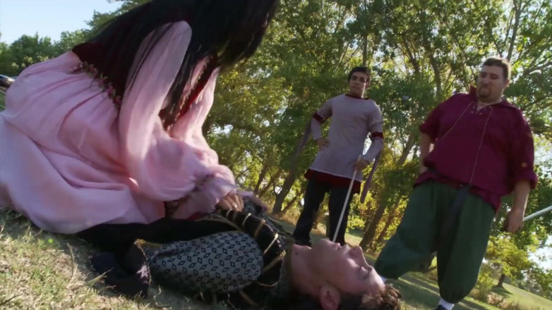 Full porn collection: After the jousting you can also fuck - Young skinny teen