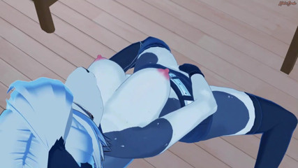 Hentai Smash: Loona masturbating in the living room - Helluva boss Hentai.