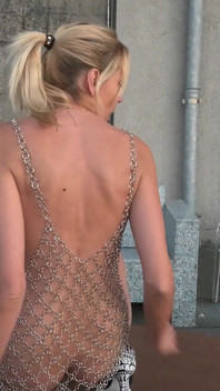 Kinky Blonde Slut Masturbates on the Rooftop!
