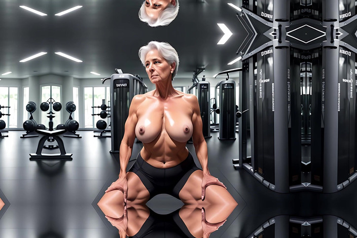 AI Porn: Ai gilfs lagi olahraga