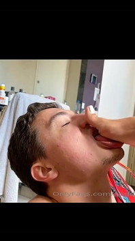 Havaianas Flip Flops Licker and Foot Slapping on His Face