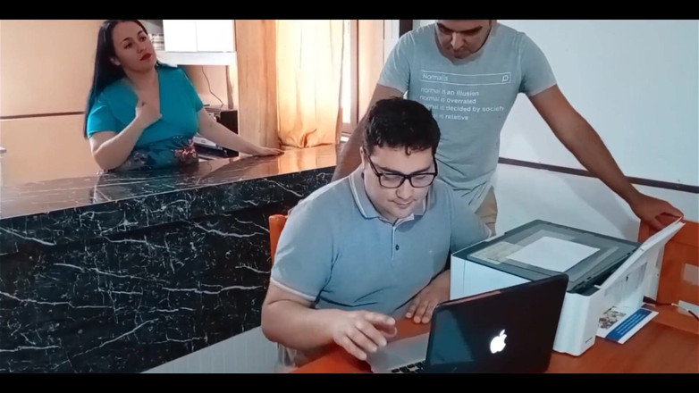 BBW Kelly Mom: My Cuckold Husband Works While My Stepson Fucks Me in...