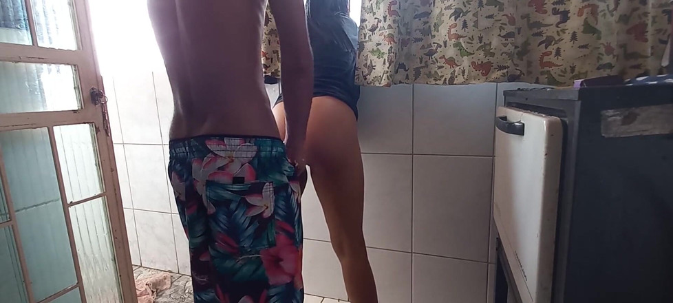 Beatriz De Jesus Silva: Creampie - big ass Latina giving big pussy to the lover