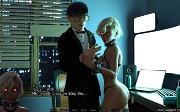 Stepmom Beats off Stepson- Sexbot #12- Gameplay