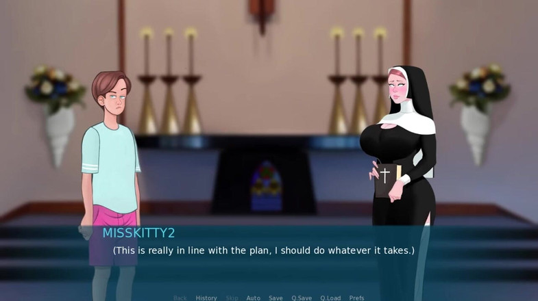 Miss Kitty 2K: Sexnote v13, partie 62 - Épurer la bite pour Grace