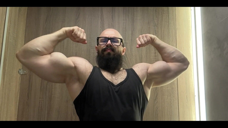 Mister Stone: Enjoy the View of My Thick Meaty Biceps Bouncing in...