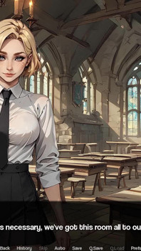 神秘学院：金发女郎在大学里被非常大的肥鸡释放她的童贞 - 第2集