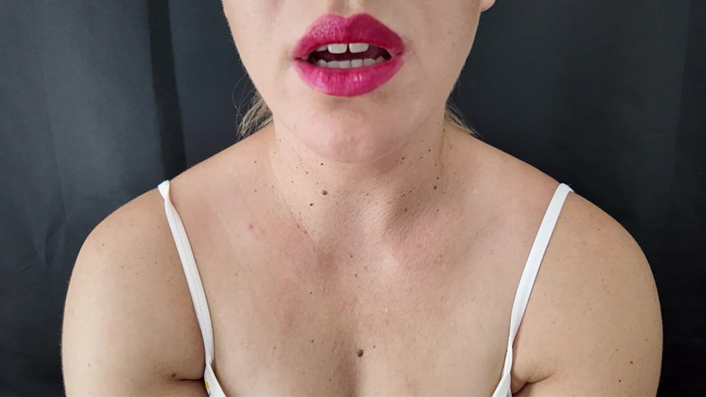 Stacey Reid: Red Lips Blowjob JOI Cum Countdown From 60