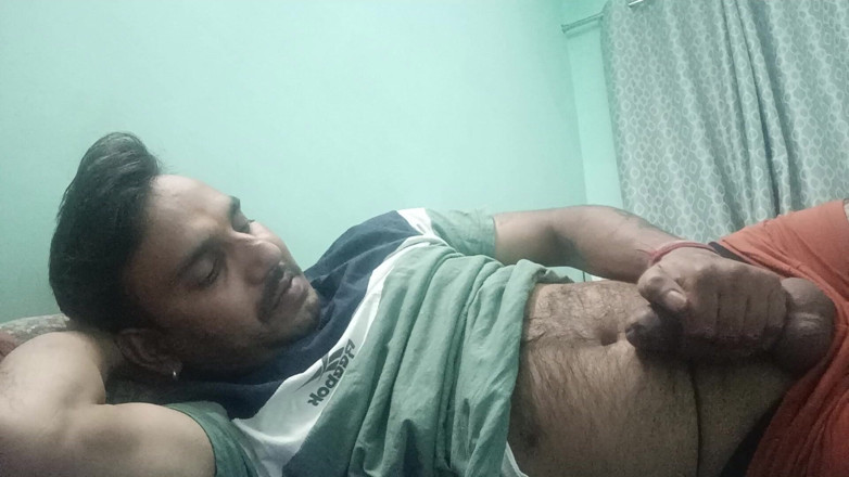 Rajasthani-old-lover: Indiano desi uomo sesso e mostra doccia scarpe e masturbazione