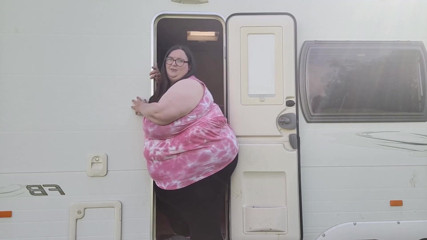 SSBBWLadyBrads: Ssbbw vs minik karavan kapısı