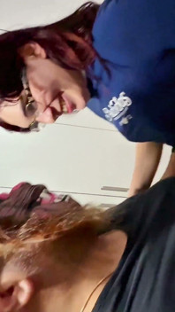Misterious Masked Man Cums in Her Mouth!