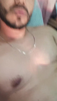 Stepdaddy Masturbates While Talking Dirty and Hot.