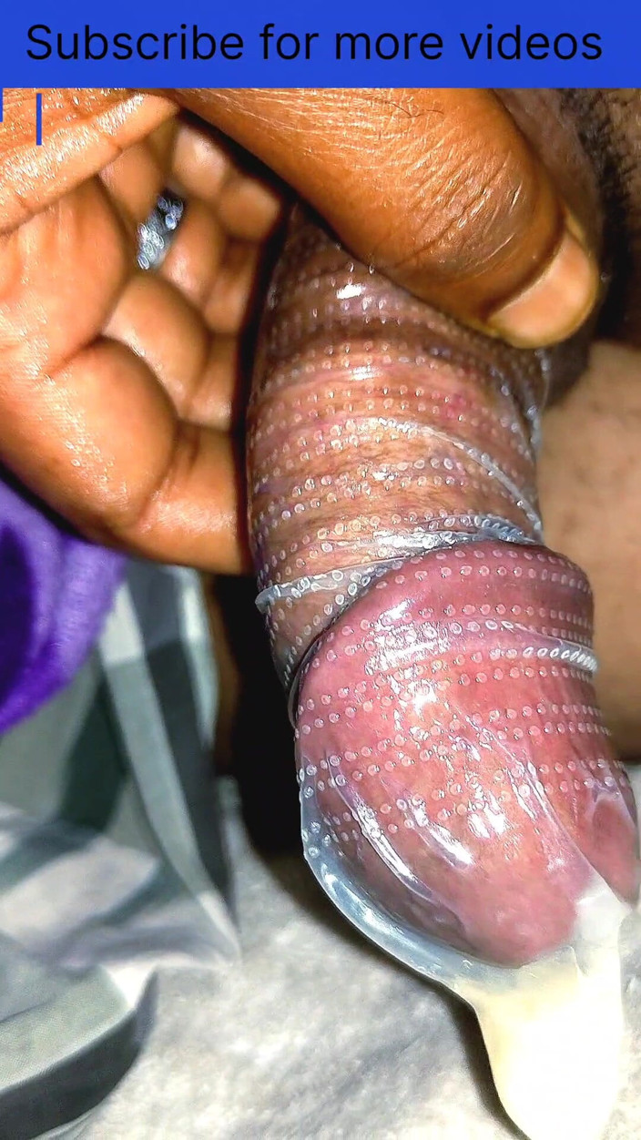 AnR: Cum in Condom by Hand