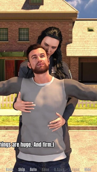 Grandma's House 10 - Police Officer Sandra Giving Handjob to Thomas Till He Cum