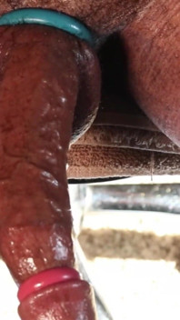 2 Ring Dick Masturbation.