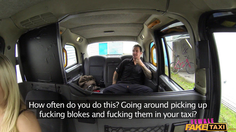 Female Fake Taxi: Female Fake Taxi - Female Taxi Driver Trades a Free Ride...