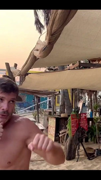 Punching Bag on Zipolite Beach