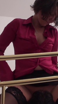 MILF Lady Dominate Richie with Feet Ass and Pussy