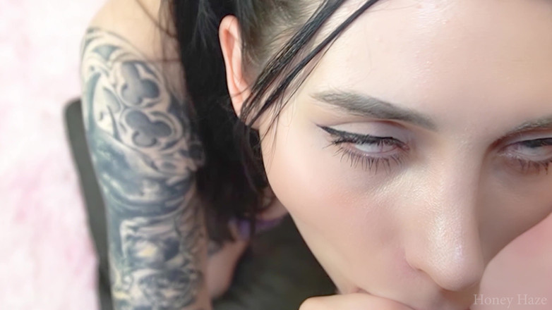 Honey Haze: 방과 후 배다른 아들에게 하드 애널. 여보 안개