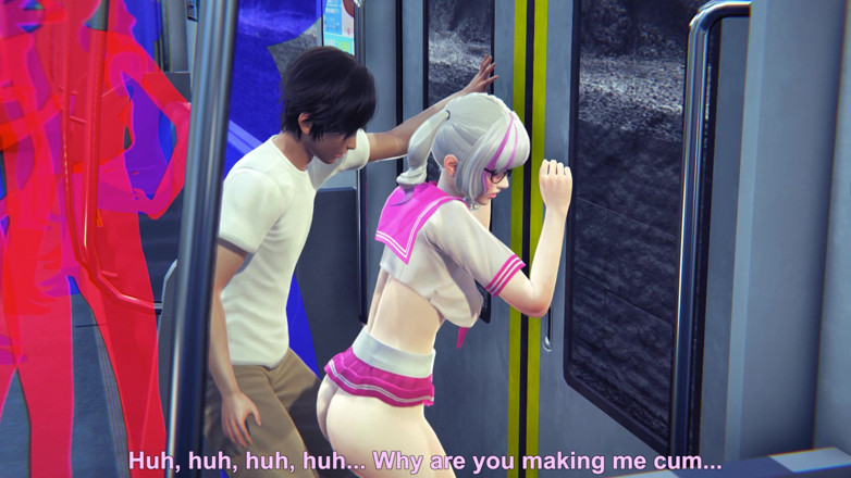 Waifu club 3D: Chico se masturba el coño de una chica universitaria en...