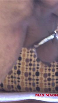 The big cannon unloads cum & piss