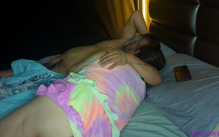 BBW Pleasures: BBW Wife Jerks off Husband at Bedtime