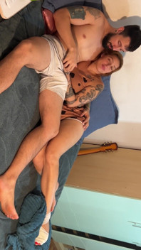 Foot Banded Didn't Stop Her From Sucking My Cock