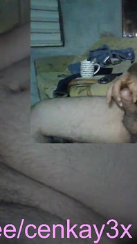Stepdaddy Bear Masturbates with a Cigarette in His Mouth and Cums